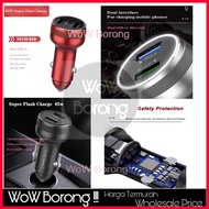 🔥FAST CHARGE 65W 🔥Car Charger fast charging adapter 65W Output 3.0 Quick Charging Dual port USB type