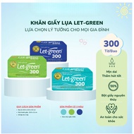 [Top Value] Let green tissue paper 300 sheets