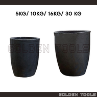 5kg / 10kg/ 16kg/ 30kg Silicone Carbide Graphite Furnace For Metal Melting Industry Casting Crucible