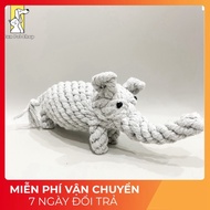 Elephant rope toy