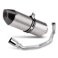 motorcycle exhaust pipe gy6 exhaust system tank 200 efi scooter for yamaha zuma gy6 200cc