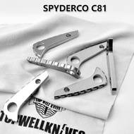 Titanium Alloy Back Plate C81 Accessories Spider C81 C81
