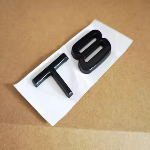 1pcs T8 Emblem For Volvo Sticker T6 Rear Sticker For Volvo S90 XC90 XC60 XC40 XC70 V90 V60 V40 S80 S
