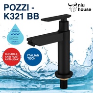 Pozzi cold water tap K321 matt black