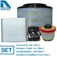 ชุดกรอง Toyota โตโยต้า วีโก้ฟอร์จูนเนอร์ Fortuner 2004-2014Hilux Vigo Champ By D Filter (ไส้กรองอากา