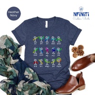 [ada stok]T-Shirt Funny Math Stick Fiure, Equation Geek Tee