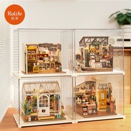 Rolife Creation Set Display Box - Dust Protector for Miniatures & Collections