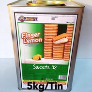 200G / 500g / 1kg Julie's Finger Lemon Sandwich Biscuit HALAL