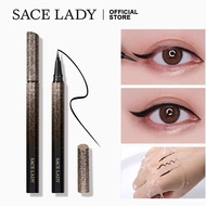 Sace LADY quick-drying liquid eyeliner, waterproof, smudge-proof, black-brown