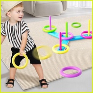 Toss Ring Game Outdoor Toss Game For Adults PE Round Ring Sports Throw Ring Game Set Parent-child To