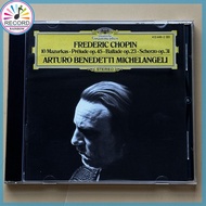 Arturo Benedetti Michelangeli Plays Frederic Chopin 10 Mazurkas Prelude Op. 45 Ballade Op.23 Scherzo