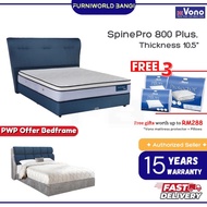 Vono SpinePro 800 Plus Mattress | 10/10.5 Inches Tilam 床垫 | 15 Years Warranty Spine Pro
