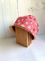 小紅帽單面頭巾帽 手術帽 化療帽 料理帽 月子帽 鬆緊帶款 無綁帶