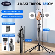 ELEBEST C11 185cm Bluetooth Tripod Fill Light | Selfie Stick with Bluetooth Remote | 4-in-1 Multifun