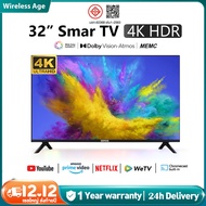 ทีวี 50 นิ้ว สมาร์ททีวี Smarttv 4K WiFi HDR+ Android 12.0 ทีวี 43 นิ้ว ทีวี 50 นิ้ว Smart TV โทรทัศน