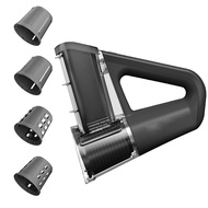 Electric Cheese Grater Portable Salad Maker with 4 Different Shapes of Blades 40W Electric Rotary Sl