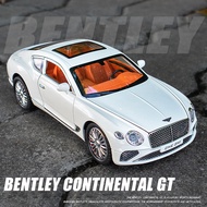 1/24 Bentley Continental GT Metal Vehicle Alloy Model Car Collection Simulation Diecast Toy Light So