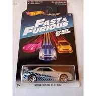 HOTWHEELS FAST & FURIOUS NISSAN SKYLINE GT-R R34