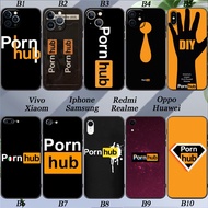 Pornhub Apple iPhone 6 6S 7 8 SE PLUS X XS Silicone Soft Cover Camera Protection Phone Case