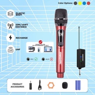 Microphone Wireless Profesional Mic Karaoke Original Hd Mike Core Receiving Distance Within 50 Meter