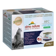 Almo Nature Hfc Natural Light Meal - Tuna With Chicken & Ham (Gluten Free) 4x50g