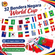 EASY FIT Bendera Gantung World Cup Football World Cup FIFA Flag Asia Country String Banner Decoratio