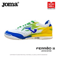 รองเท้าฟุตซอล JOMA รุ่น Ferrão TOP FLEX REBOUND WHITE TORW2385IN รองเท้าฟุตบอลหนังเกรดพรีเมียม ยืดหย