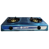 Gas Stove Stainless steel material Gas stove burner Built in burner gas stove Double burner gas stove Durable Silver Apply to Liquefied gas