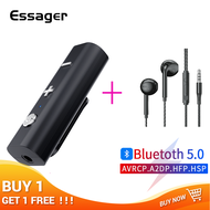 Essager Bluetooth 5.0 Receiver For 3.5mm Jack Earphone Wireless Adapter Bluetooth Aux Audio Music Tr