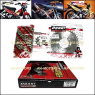 (D) OSAKI โซ่สเตอร์ เลส (ทั้งชุด) 420-120L 14T-40T สำหรับ โซนิค(SONIC) แดช(DASH) (โซ่สเตอร์ เลส soni