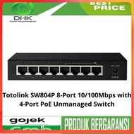 Totolink SW804P 8-Port 10/100Mbps with 4-Port PoE Unmanaged Switch GarciateHenryGarciate