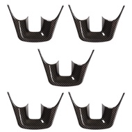 5X Steering Wheel Cover Trim for Fortuner 2016-2022 Steering Wheel Panel Protection Accessories ABS 