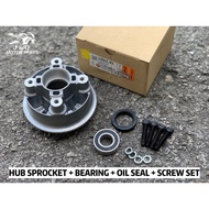 LC135 5 SPEED Y15ZR REAR HUB SPROCKET CLUTCH HUB / BEARING HUB SPROCKET / OIL SEAL HUB SPROCKET / SC