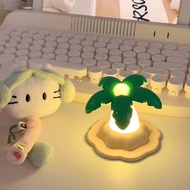 A Little Coconut Tree Cute Cartoon Style Coconut Tree Night Light Desk Atmosphere Light Mini Night L