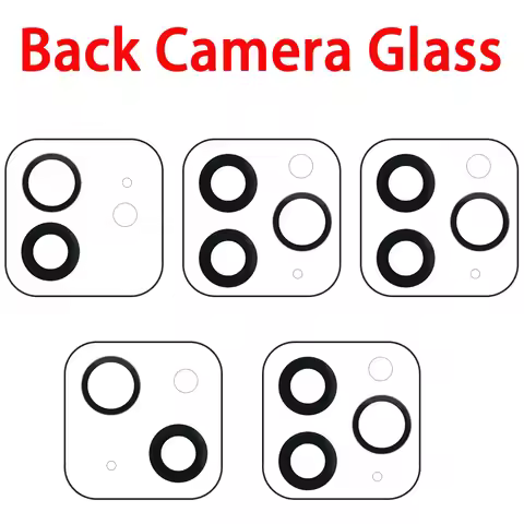 Rear Camera Glass For Apple iPhone 11 12 13 Mini Pro Max Back Camera Lens Replacement Part And 3m Ad