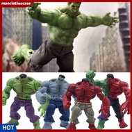 manclothescase 4Pcs Hulk Figurine Realistic Collectible Long-lasting Marvel Avengers Hulk Action Figure Christmas Gift