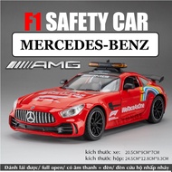 Mô hình xe dẫn đoàn đua F1 Mercedes Benz AMG GTR Safety car - full open - đánh lái - đèn - âm thanh