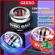 GEESO Gyro Ball Gyroscope LED Wrist Ball Power Gym Training Exercise Tool Tennis Arm Muscle Force Fi