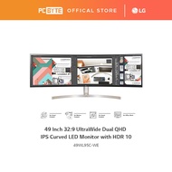 LG 49WL95C-WE 49 Inch 32:9 UltraWide Dual QHD IPS Curved LED Monitor with HDR 10