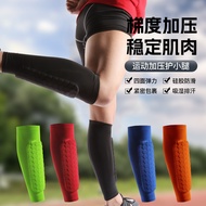 Outdoor Honeycomb Anti-Collision Sports Leg Cover Running Football Leg Protection Socks EVA Lycra Br