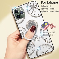 Iphone 11 Iphone 11 Pro Max Timer Shining Diamond Hard Case Cover Casing Back Mobile Phone Housing W