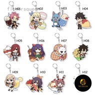 Flowersqueen fairy tail anime character keychain