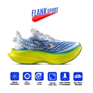 HIJAU 910 Nineten Geist Ekiden Pro White/biru Green-Neon Running Shoes Race, Stability, Running