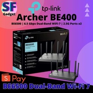 TP-Link Archer BE400 WiFi 7 BE6500 Dual-Band Dual 2.5G Ports Router with EasyMesh HomeShield