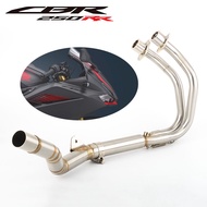 HFMOTO Motorcycle Modified Exhaust Pipe CBR250RR Front Section 2017-2022 CBR250RR Exhaust Pipe