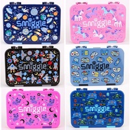 Smiggle Bento Lunch Box Bekal Bekas Makanan School Students Portable Cleaning Food Safe Lunch Box Toddler Fruit Box