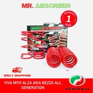 PROEXPERT SPORT SPRING MYVI ALZA VELOZ AXIA BEZZA VIVA BEST ICON SE MG3 2018 2023 PERODUA