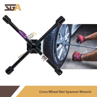 PROWESS 14" Cross Wheel Nut Wrench Spanner / Spaner Buka Tayar Kereta 17MM, 19MM, 21MM, 23MM