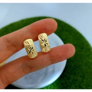 【Ready Stock】☽┅10K Gold Clip Earrings. Long lasting and Hypoallergenic.