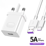 Original Huawei 40W Fast Charger UK Adapter+5A USB Type-C Cable SuperCharge For Honor X9a X9b X9c X9